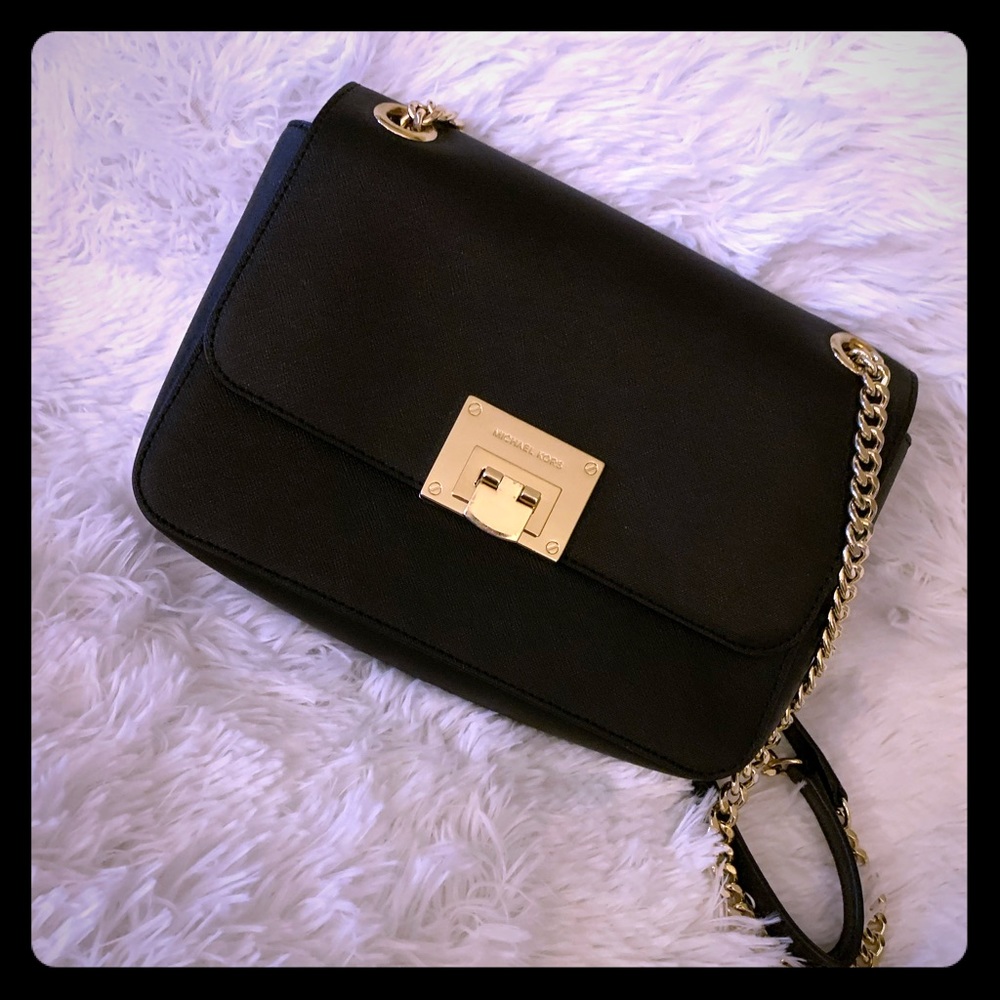 Michael Kors Gold Chain Crossbody Sloan
